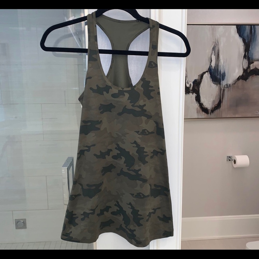 Camo Workout Tank Top